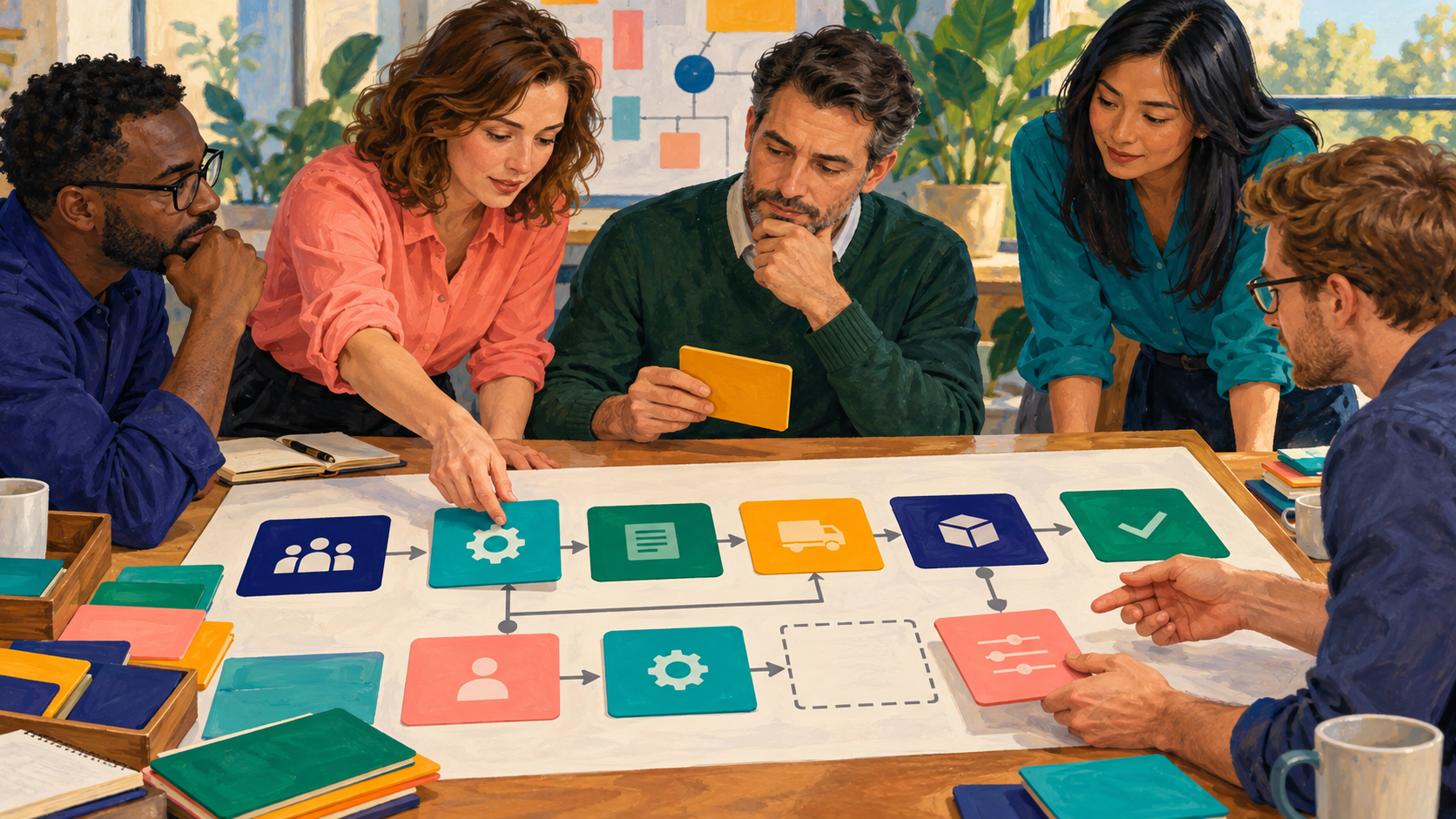 An industry starting template is tested against standard fits, configuration cases and an essential open gap.
