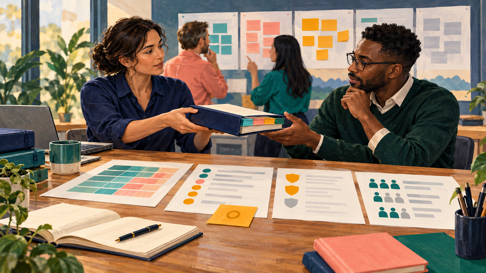 A support team reviews stable business cycles and workload capacity before accepting hypercare ownership.