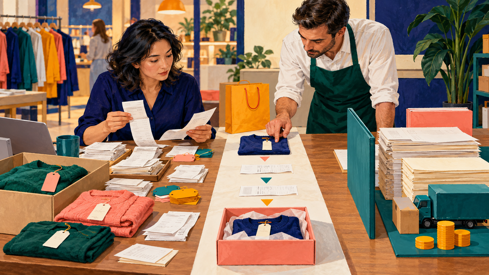 Campaign sales reconcile gross value, discounts, partial returns and a separate supplier-funding claim.